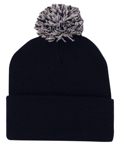 Picture of Headwear Stockist-4256-Acrylic Beanie with Pom Pom