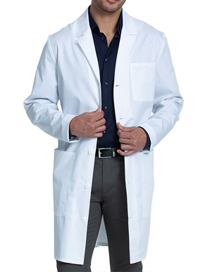 Picture of Cherokee Scrubs-CH-CK412-Cherokee Men's Fit Lab Coat