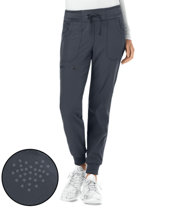 HeartSoul Jogger Scrub Pants for Women, Break On Through Stretch