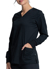 Picture of Cherokee Scrubs-CH-WW855AB-Cherokee Workwear Revolution Tech Women's Long Sleeve V-Neck Top