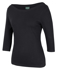 Picture of JB's Wear-1BT3-C OF C LADIES 3/4 SLEEVE BOAT NECK TEE