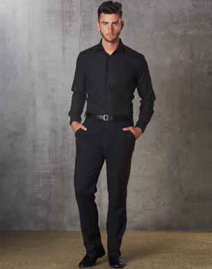 Picture of Winning Spirit-M9340-Men's Polyviscose Flexi Waist Stretch Pants