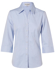 Picture of Winning Spirit - M8013 - Women’s Fine Chambray 3/4 Sleeve Shirt