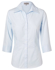 Picture of Winning Spirit - M8100Q - Women’s Self Stripe 3/4 Sleeve Shirt