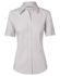 Picture of Winning Spirit - M8200S - Women’s Ticking Stripe Short Sleeve Shirt