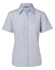 Picture of Winning Spirit - M8211 - Women’s Fine Stripe Short Sleeve Shirt