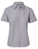 Picture of Winning Spirit - M8211 - Women’s Fine Stripe Short Sleeve Shirt