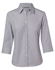 Picture of Winning Spirit - M8213 - Women’s Fine Stripe 3/4 Sleeve Shirt