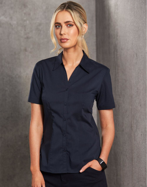 Picture of Winning Spirit - BS07S - Women’s Teflon Executive Short Sleeve Shirt