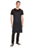 Picture of Chef Works-ACRS035-Memphis Black Denim Cross Back Apron