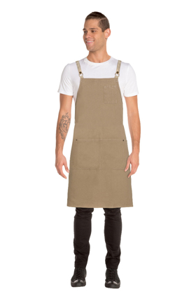 Picture of Chef Works-ACRS056-Austin Natural Denim Cross Back Apron