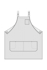 Picture of Chef Works-ACRS056-Austin Natural Denim Cross Back Apron