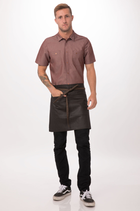 Picture of Chef Works-AHWWT001-Boulder Half Bistro Apron