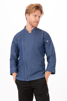 Picture of Chef Works-EXDZ001-Gramercy Denim Chef Jacket