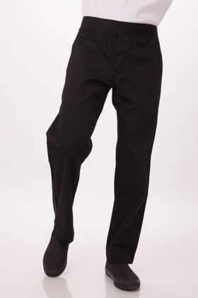 Picture of Chef Works-PBN01-Lightweight Slim Chef Pants