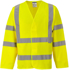Picture of Prime Mover Workwear-C473-Hi-Vis Two Band and Brace Vest Long Sleeve
