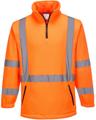 Picture of Prime Mover Workwear-MF116-Cross Back Polar Fleece Jumper