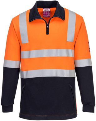 Picture of Prime Mover Workwear-MF202-Flame Resistant Hi-Vis Brushed Fleece