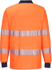 Picture of Prime Mover Workwear-T186-PW3 Hi-Vis Polo Shirt Long Sleeve