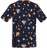 Picture of Bizcare Womens Printed Space Party Scrub Top (CST148LS)