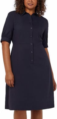 Picture of NNT Uniforms Avignon Shirt Dress - Navy (CAT69K-NAV)