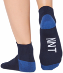 Picture of NNT Uniforms-CATKDN-MNC-Bamboo Contrast Heel Sports Ankle Socks