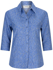 Picture of LSJ Collections Ladies ¾ Sleeve Breeze Shirt (2172-BR)