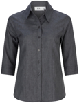 Picture of LSJ Collections Ladies Freedom ¾ Sleeve Breeze Shirt (2172-PL)