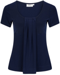Picture of LSJ Collections Ladies Pleat Front Top (Sorrento) (711-KN)