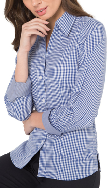 Picture of LSJ Collections Ladies Gingham Long Sleeve Shirt (200L-GI)
