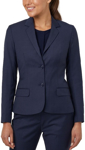 Picture of NNT Uniforms 2 Button Mid Length Detail Jacket - Blue/Navy (CAT1F4-BLN)