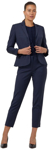 Picture of NNT Uniforms 2 Button Mid Length Detail Jacket - Blue/Navy (CAT1F4-BLN)