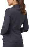 Picture of NNT Uniforms 2 Button Mid Length Detail Jacket - Charcoal/Black (CAT1F4-CBL)