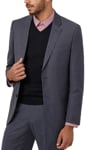 Picture of NNT Uniforms 2 Button Jacket - Charcoal/Black (CATB8T-CBL)