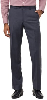Picture of NNT Uniforms Flat Front Pant - Charcoal/Black (CATCFW-CBL)
