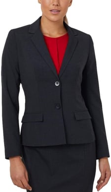 Picture of NNT Uniforms 2 button mid-length jacket - Charcoal (CAT1BA-CHP)