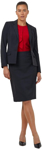 Picture of NNT Uniforms 2 button mid-length jacket - Charcoal (CAT1BA-CHP)