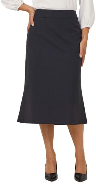 Picture of NNT Uniforms Long Line Skirt - Charcoal (CAT2BW-CHP)