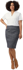 Picture of NNT Uniforms-CAT2NG-NWT-Panel Pencil Skirt