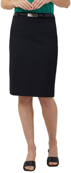 Picture of NNT Uniforms Mid Length Pencil Skirt - Black (CAT29W-BKP)