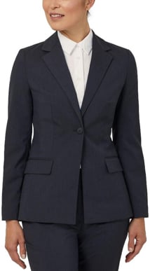 Picture of NNT Uniforms 1 Button Mid Length Jacket - Charcoal (CAT16H-CHP)