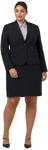 Picture of NNT Uniforms 1 button mid length jacket - Black (CAT1E4-BLK)