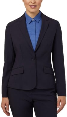 Picture of NNT Uniforms 1 button mid length jacket - Navy (CAT1E4-NAV)