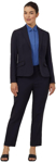 Picture of NNT Uniforms 1 button mid length jacket - Navy (CAT1E4-NAV)