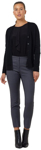 Picture of NNT Uniforms Detail Cardigan - Black (CAT5AP-BKP)