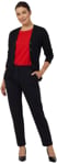 Picture of NNT Uniforms Button front cardigan - Black (CAT5BR-BLK)
