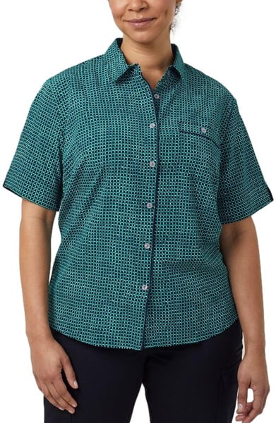 Picture of NNT Uniforms Short Sleeve Action Back Shirt - Navy/green (CAT9S2-NHT)