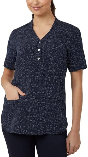 Picture of NNT Uniforms Short Sleeve Tunic - Navy (CAT9XP-NVY)
