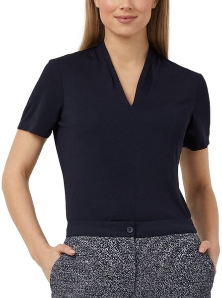 Picture of NNT Uniforms V-Neck Jersey Top - Dark Navy (CATUHP-NDP)