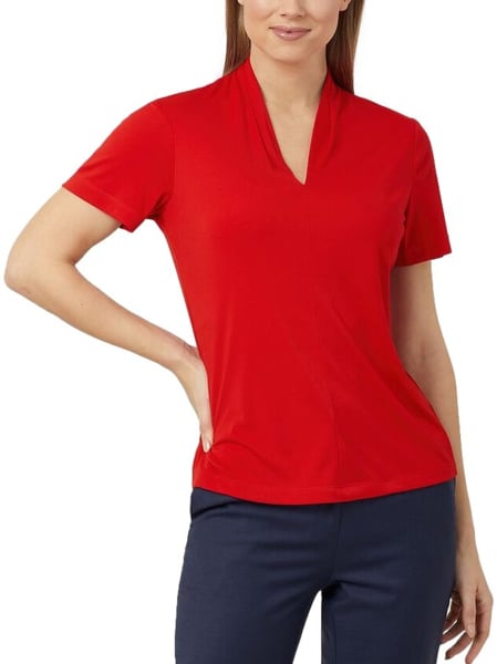 Picture of NNT Uniforms V-Neck Jersey Top - Red (CATUHP-RED)